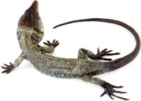 Wiener Bronze - Echse - Leguan - Reptil - authentische Tierfigur - Handbemalt
