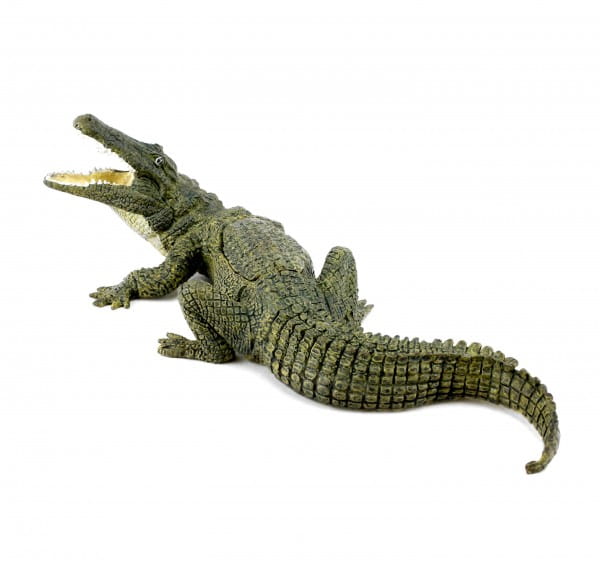 Wiener Bronze - Krokodil mit Jungfer - 3-teilig - Bergmann-Stempel