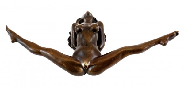 Bondage Girl Chantal - Erotische Sex-Bronze - sign. J. Patoue