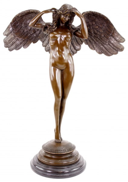 Bronzeskulptur - Descending Night - Adolph Alexander Weinman