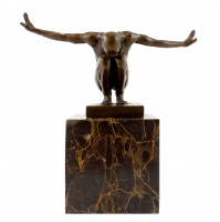 Bronzefigur - Mister Universum - signiert - Milo