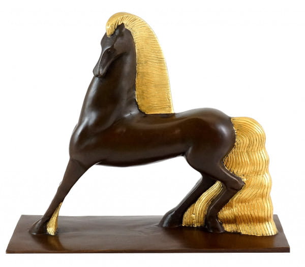 Art Déco Bronzefigur - Le Cheval - sign. Alex Kelety