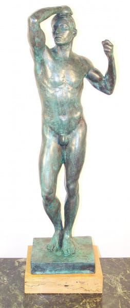 Bronzeskulptur - Das Eherne Zeitalter - Auguste Rodin