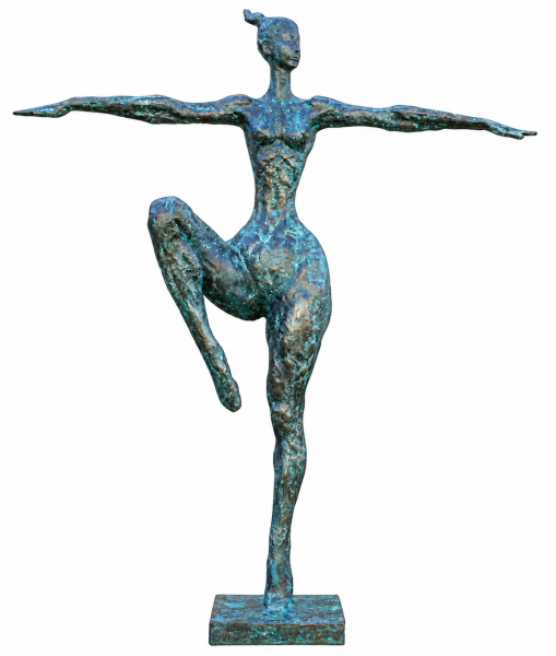 XXL Bronze Gartenskulptur - Dancing Queen - Martin Klein 