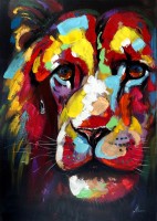 Colourful Lionhead – Bunter Löwenkopf – Martin Klein – Löwenbild - Löwe