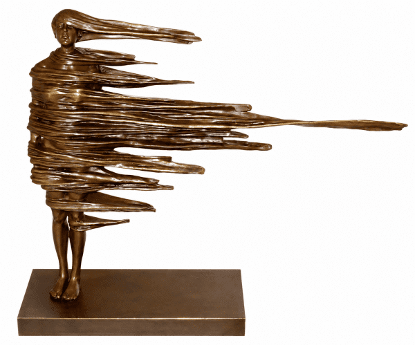 Standhaft - Martin Klein - Skulptur in Bronze 