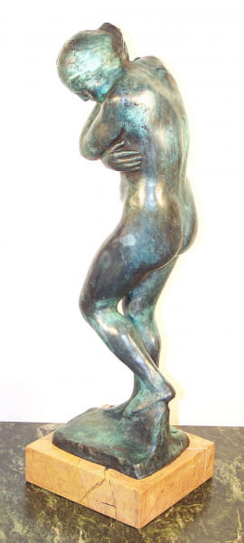Moderne Kunst Bronzefigur (Shades of Eve) Auguste Rodin