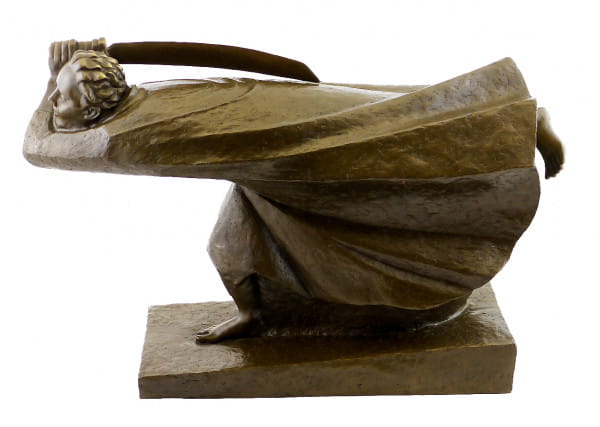 Bronzeskulptur - Der Rächer - Ernst Barlach - 1914