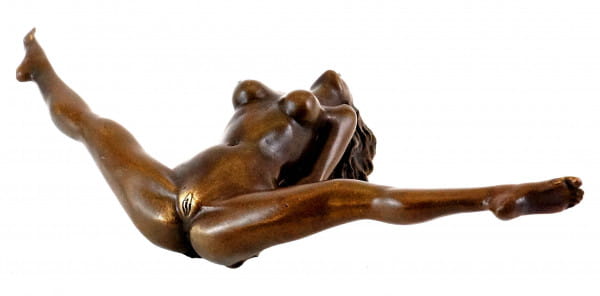 Bondage Girl Chantal - Erotische Sex-Bronze - sign. J. Patoue