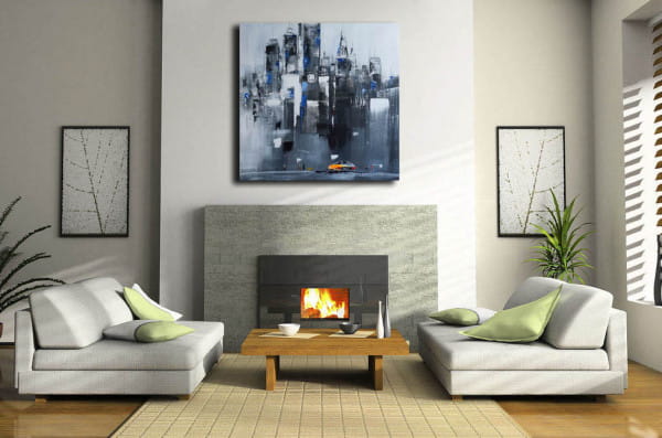 Acrylbild - Skyline von Manhattan III / New York - Martin Klein