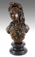 Jugendstil - Buste de Flore (1865-70) - Frauenbüste - A. Carrier
