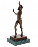 Fauno Danzante aus Pompeji - Tanzender Faun in Bronze - signiert Milo