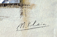 Modernes Gemälde - Surface Tension - signiert Martin Klein