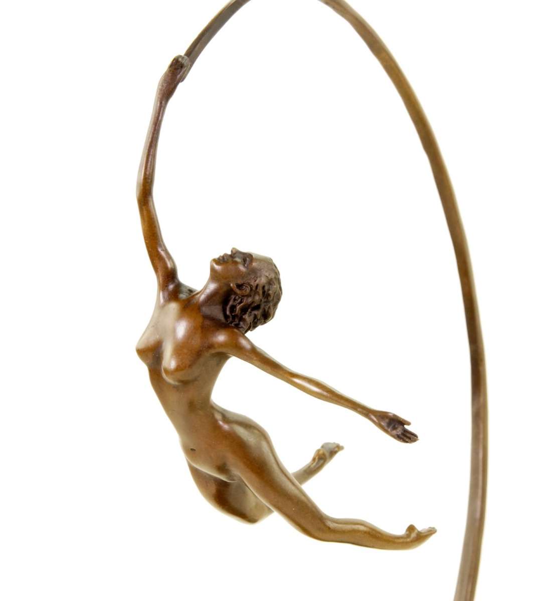Bronzebüste Sigmund Freud „What‘s On Man‘s Mind?“ – Erotische Kunstfigur, Signiert, Auf Marmorsockel, 15,5 Cm