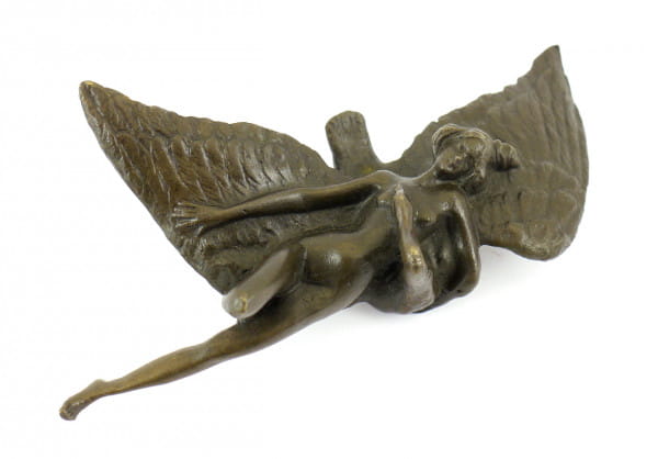 Wiener Bronze - Leda und Schwan - Bergmann-Stempel