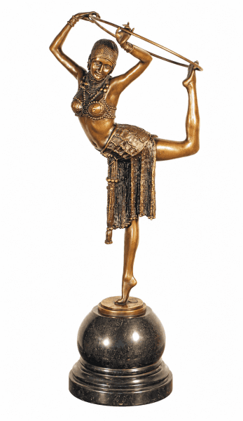 Art Deco Statue - Tänzerin - Chiparus skulptur