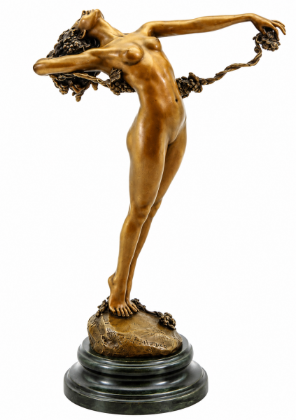Harriet Frishmuth - The Vine (1923) - Bronzefigur