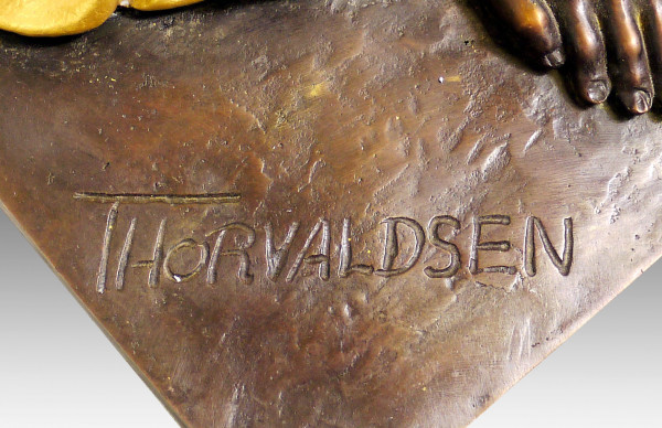 Große Bronzeskulptur - Hebe - Bertel Thorvaldsen - signiert