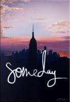 Someday - New York Skyline - Acryl / Digitaldruck auf Leinwand