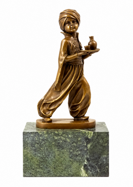 Sarotti Mohr Figur - Bronzefigur - Ferdinand Preiss