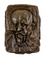Bronze-Relief - Bildnis des Vaters (1912) - Otto Gutfreund