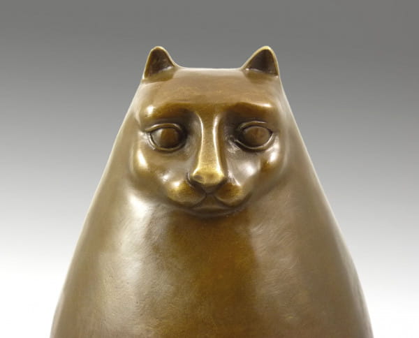 Moderne Skulptur- Große dicke Katze- signiert Botero