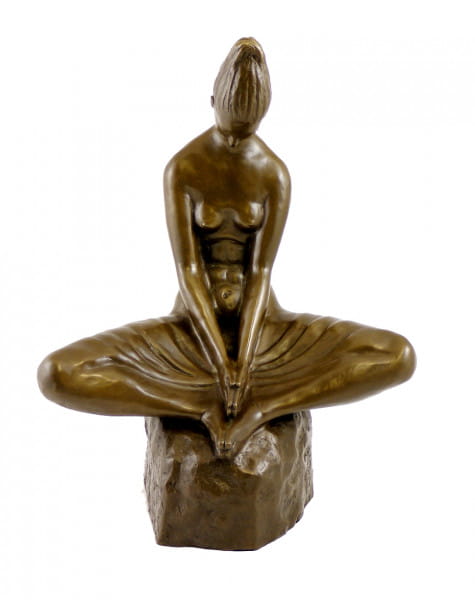 Moderne Bronzeskulptur - Vestal Virgin - signiert Ivan Mestrovic