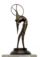 Abstrakte Moderne Kunst Skulptur &quot;Schütze&quot;, signiert U. Boccioni