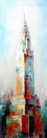 Chrysler Building – New York Gemälde – Martin Klein – Architektur Bild