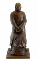 Der Spaziergänger 1912 - Ernst Barlach - Bronzestatue