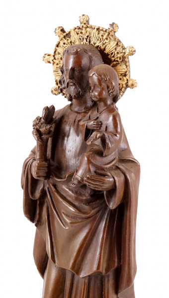 Bronzefigur - Josef mit dem Jesuskind - Adolph A. Weinman