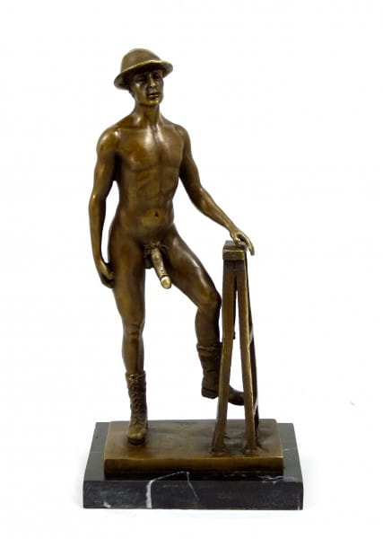 Deko für Männer - Männer Akt - Bronze Statue