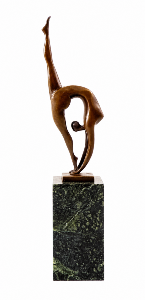 Bronze Statue - Weiblicher Akt - Abstrakte Kunst 