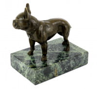 Wiener Bronze - Tierfigur - Bulldogge / Bully, Bergmann-Stempel