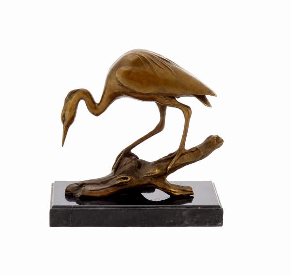  Vogel / Reiher auf Ast