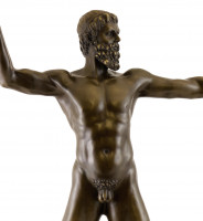 Mythologie Bronzeskulptur - Zeus - signiert B. Thorvaldsen