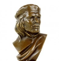 Che Guevara Büste aus Bronze - Revolutionär - signiert