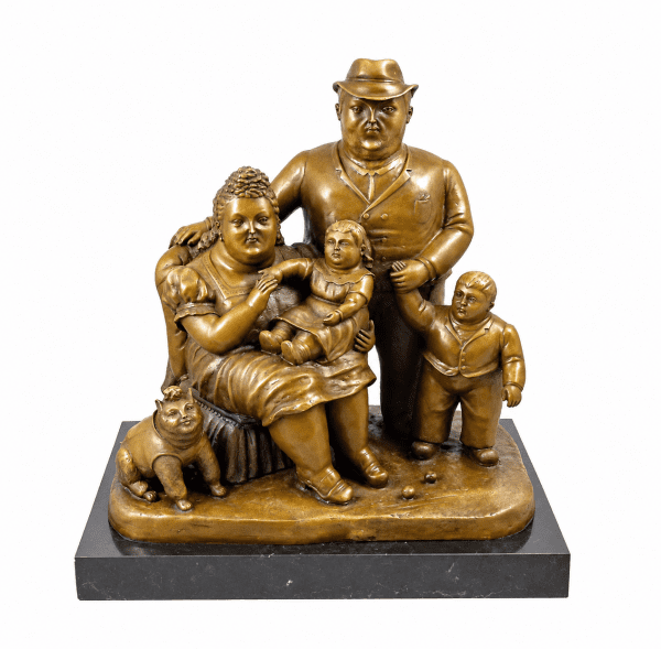 Bronzefigur - The Family - Fernando Botero - skulptur kaufen