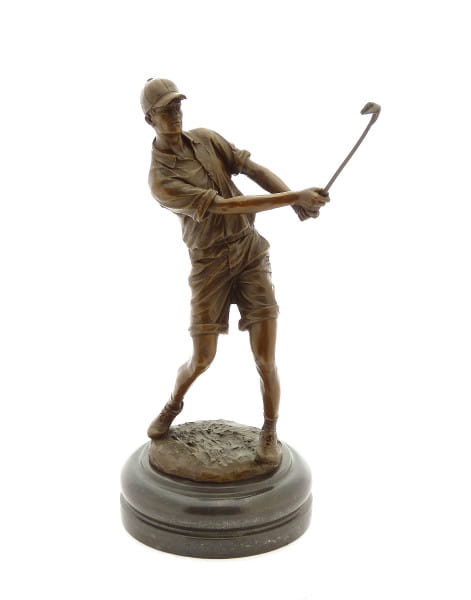 Golfer Deko - Golfsport - Milo - Bronze Statue
