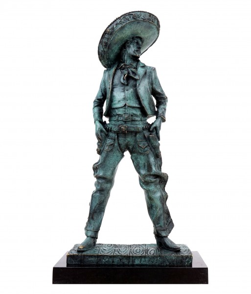 Mexikanischer Cowboy - Charro - signiert Martin Klein - Gaucho Figur