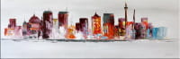 Modern Art - Berlin Skyline - Acryl auf Leinwand - Martin Klein