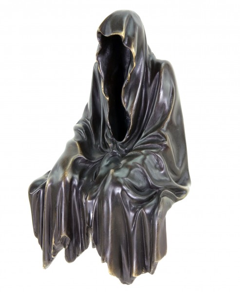 Limitierter Kantensitzer aus Bronze - Geist - Kantenhocker - Gothicfigur