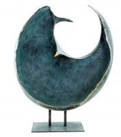 Großes Limitiertes Bronzerelief - The Sphere - Skulptur von Martin Klein