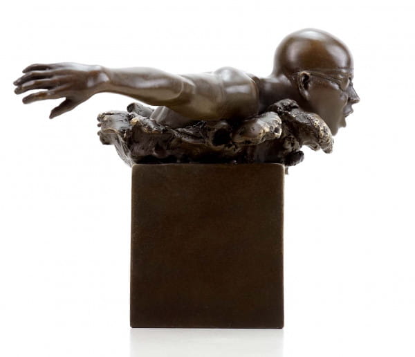Olympia Edition - Schwimmer Skulptur Bronze - Martin Klein