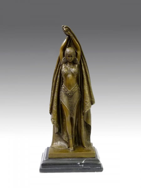 Art Deco Bronze - Tänzerin von D.H. Chiparus / ANTINEA