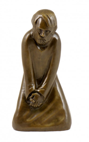Moderne Bronzefigur - Der Zweifler - Ernst Barlach