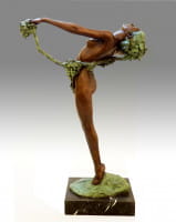 Großbronze - Akt Skulptur - The Vine - Harriet Frishmuth - 1921