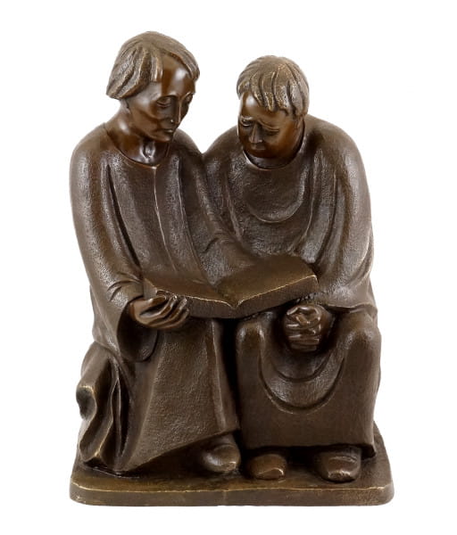 Bronzeskulptur - Die lesenden Mönche III - Ernst Barlach
