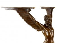 Icarus Art Deco Skulptur aus Bronze - signiert Gennarelli