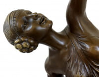 Große Art Deco Bronze Skulptur - Diana - Pierre le Faguays